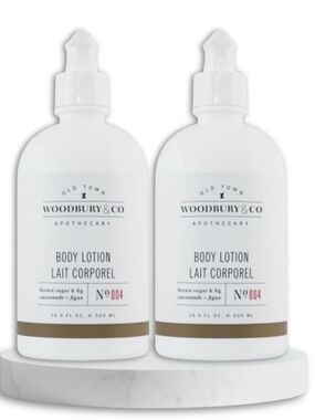 Woodbury & Co Moisturizing Body Lotion Brown Sugar & Fig Large 16.9oz Each